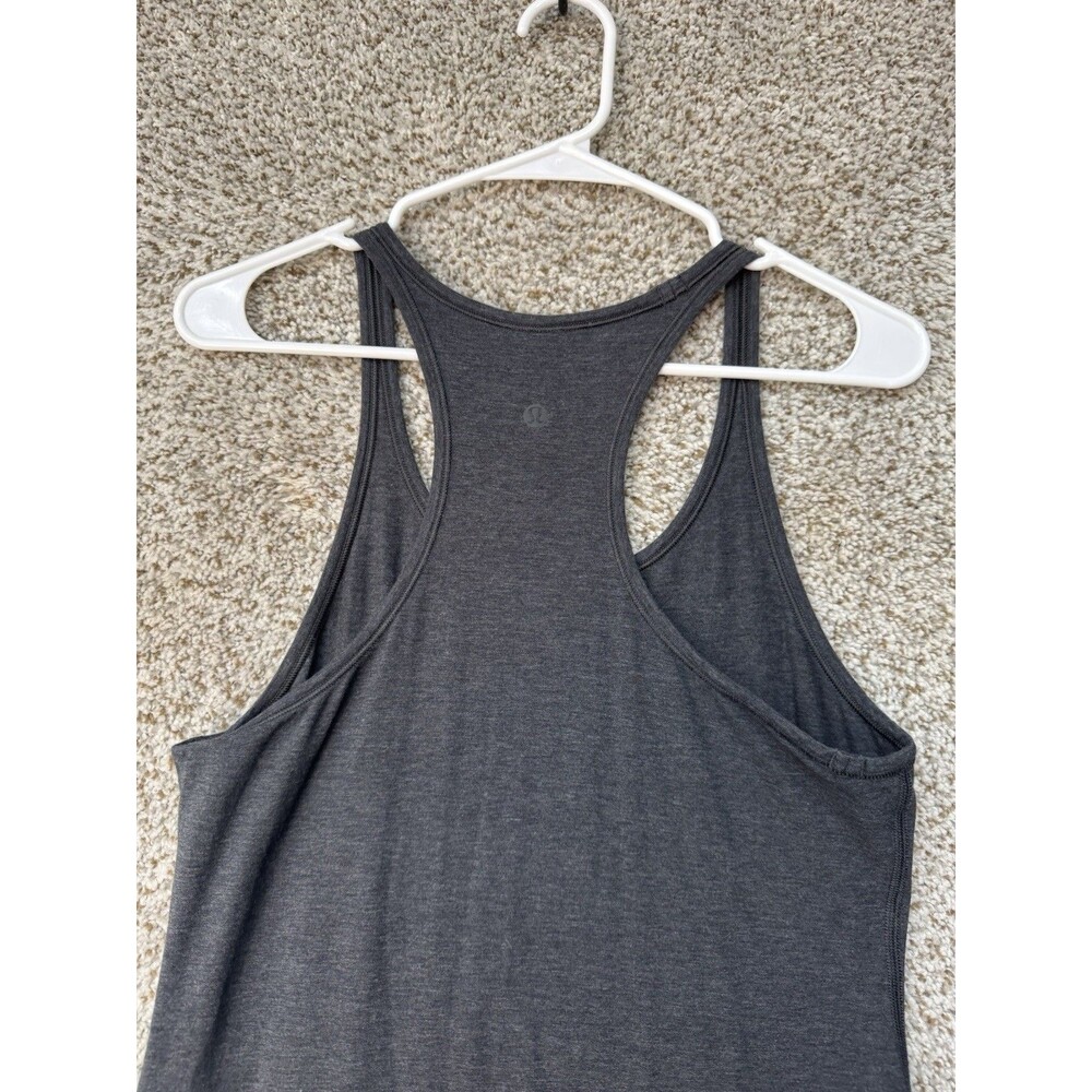 Lululemon Refresh Racerback Tank Maxi Dress ll Women's 6 Small Heather Gray Slit - Picture 2 of 14